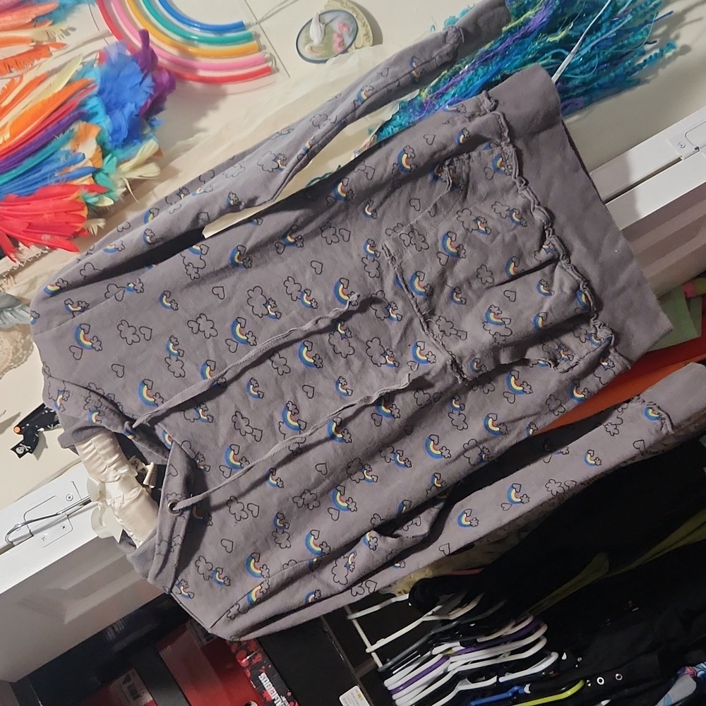 Scene Rainbow Pullover Hoodie